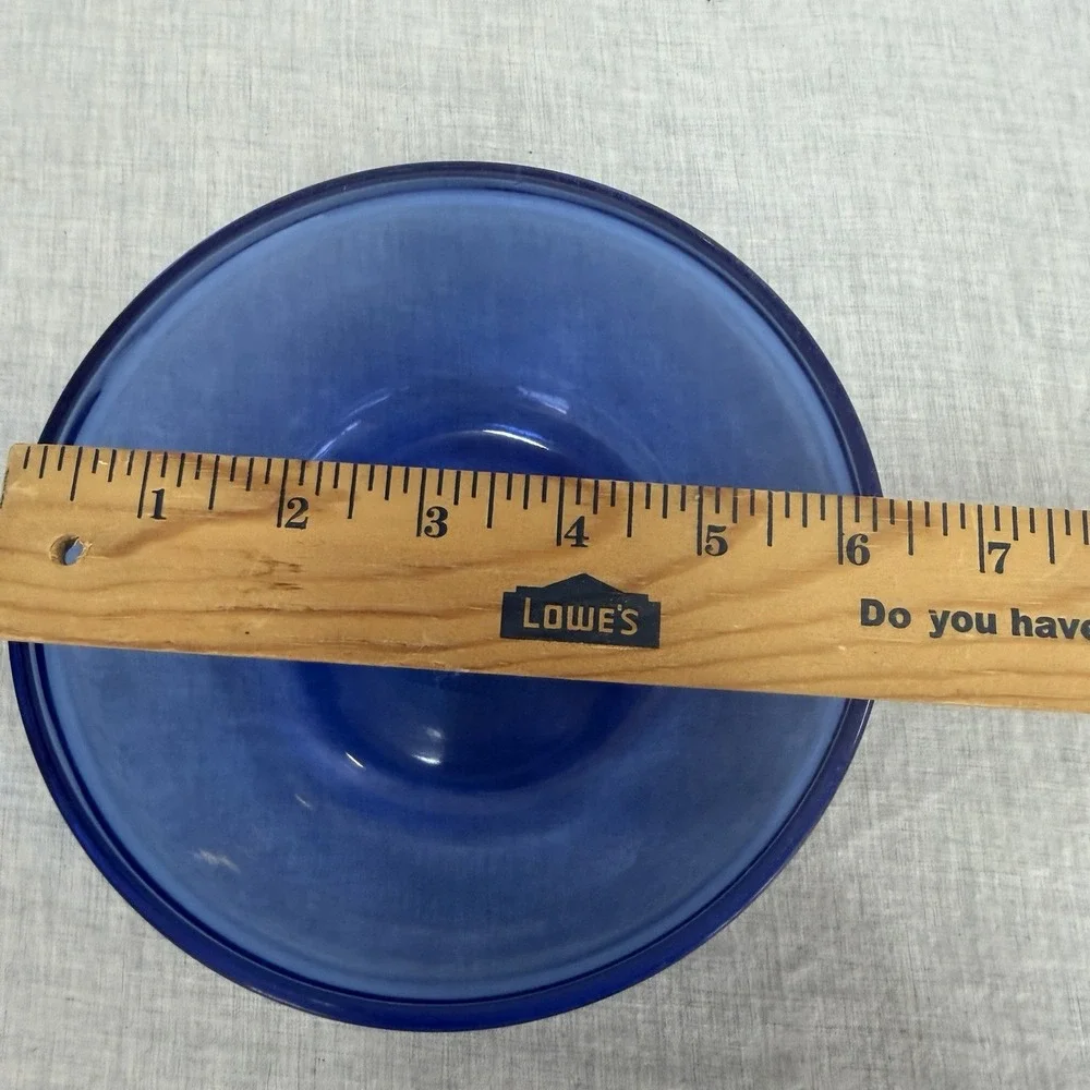 Vintage Anchor Hocking Cobalt Blue Glass Mixing Bowl Ovenware 1 Qt 1-Quart 1056